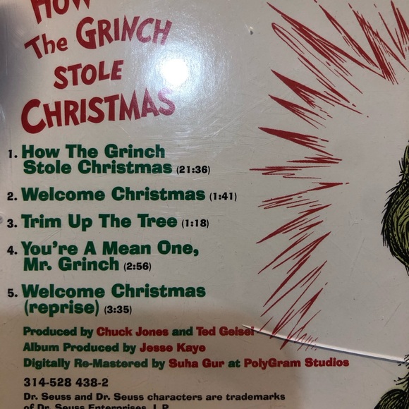 Music from The Original Rudolf the red nose Reindeer & How the Grinch Stole XMas - Picture 4 of 9